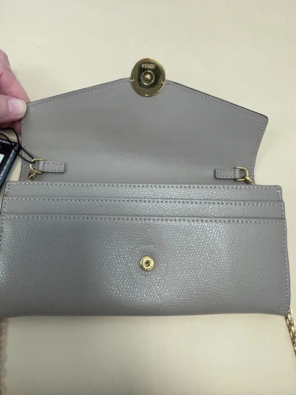 Fendi F Is Fendi Continental Chain Wallet - Preowned